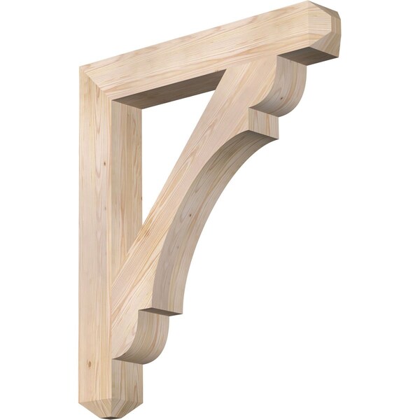 Ekena Millwork Olympic Craftsman Smooth Bracket, Douglas Fir, 5 1/2"W x 38"D x 44"H BKT06X38X44OLY04SDF - main